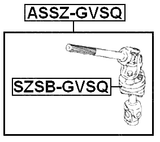 SZSB-GVSQ - BUSHING, LOWER INTERMEDIATE STEERING SHAFT