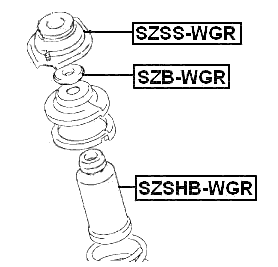 SZSHB-WGR - FRONT SHOCK ABSORBER BOOT