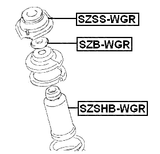 SZSHB-WGR - FRONT SHOCK ABSORBER BOOT