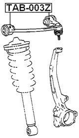 TAB-003Z - BUSHING, FRONT UPPER CONTROL ARM