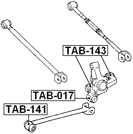 TAB-017 - REAR KNUCKLE BUSHING