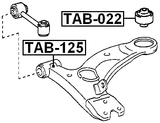 TAB-022 - REAR BUSHING, FRONT CONTROL ARM