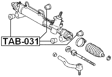 TAB-031 - STEERING RACK BUSHING