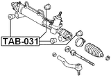 TAB-031 - STEERING RACK BUSHING