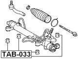TAB-033 - STEERING RACK BUSHING
