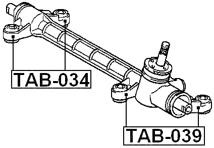 TAB-034 - STEERING RACK BUSHING