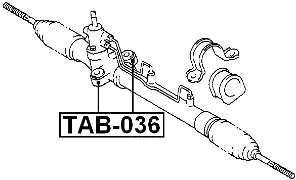 TAB-036 - STEERING RACK BUSHING
