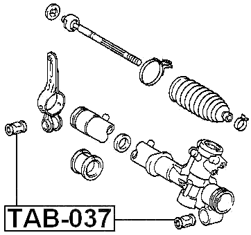 TAB-037 - STEERING RACK BUSHING