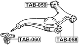 TAB-058 - REAR ARM BUSHING