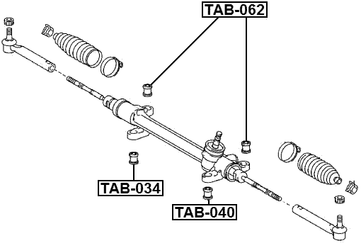 TAB-062 - STEERING RACK BUSHING