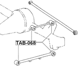 TAB-068 - REAR ARM BUSHING