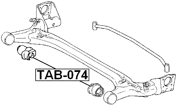 TAB-074 - REAR CROSSMEMBER BUSHING