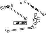 TAB-081 - REAR KNUCKLE BUSHING