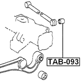TAB-093 - BUSHING, REAR TRANSVERSE ARM