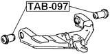 TAB-097 - BUSHING, FRONT LOWER CONTROL ARM