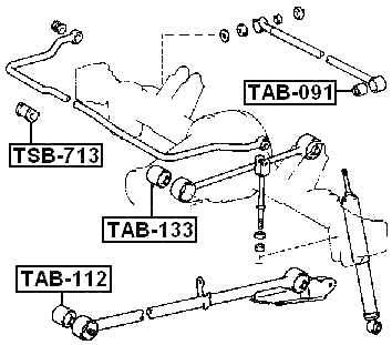 TAB-112 - REAR ARM BUSHING