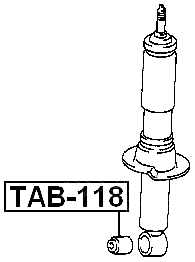 TAB-118 - FRONT SHOCK ABSORBER BUSHING