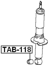 TAB-118 - FRONT SHOCK ABSORBER BUSHING