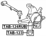 TAB-124RUB - REAR KNUCKLE BUSHING