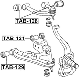 TAB-129 - BUSHING, FRONT LOWER CONTROL ARM