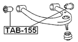 TAB-155 - BUSHING, FRONT UPPER CONTROL ARM