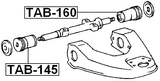TAB-160 - BUSHING, FRONT UPPER CONTROL ARM