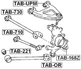 TAB-168Z - REAR KNUCKLE FLOATING BUSHING