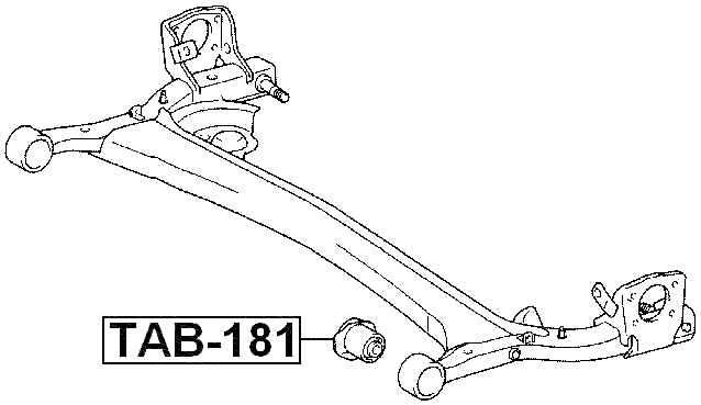 TAB-181 - REAR CROSSMEMBER BUSHING