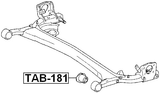 TAB-181 - REAR CROSSMEMBER BUSHING