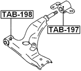 TAB-197 - REAR BUSHING, FRONT CONTROL ARM