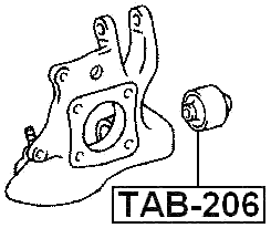 TAB-206 - REAR ARM BUSHING
