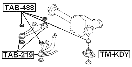 TAB-219 - DIFFERENTIAL MOUNT BUSHING