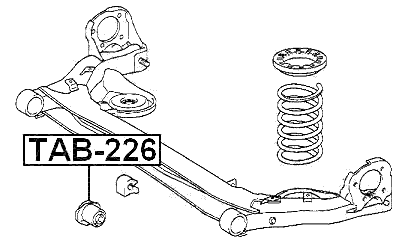 TAB-226 - REAR CROSSMEMBER BUSHING