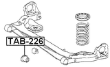 TAB-226 - REAR CROSSMEMBER BUSHING
