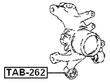 TAB-262 - REAR KNUCKLE BUSHING