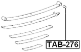 TAB-276 - REAR LEAF SPRING BUSHING