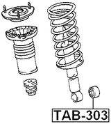 TAB-303 - FRONT SHOCK ABSORBER BUSHING
