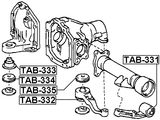 TAB-335 - DIFFERENTIAL MOUNT BUSHING