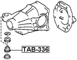TAB-336 - RIGHT REAR DIFFERENTIAL MOUNT
