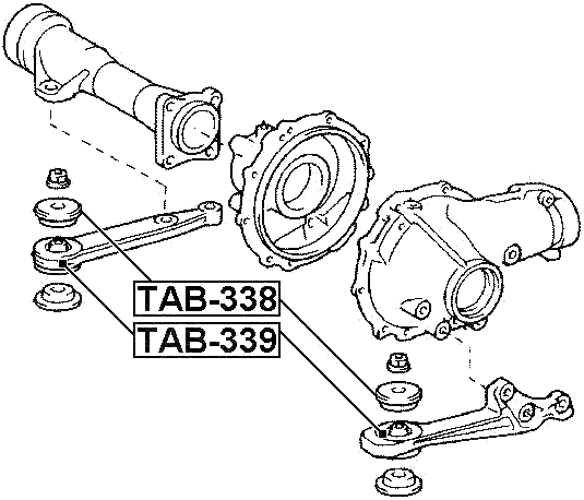 TAB-339 - DIFFERENTIAL MOUNT BUSHING