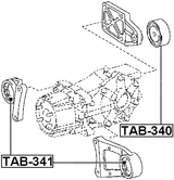 TAB-340 - REAR DIFFERENTIAL MOUNT
