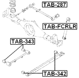 TAB-342 - BUSHING, REAR TRAILING ARM