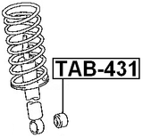 TAB-431 - BUSHING, REAR SHOCK ABSORBER