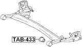TAB-433 - REAR CROSSMEMBER BUSHING