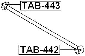 TAB-443 - REAR TRAILING ROD BUSHING