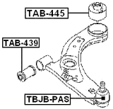 TAB-445 - REAR BUSHING, FRONT CONTROL ARM