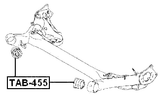 TAB-455 - REAR CROSSMEMBER BUSHING