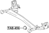 TAB-456 - REAR CROSSMEMBER BUSHING