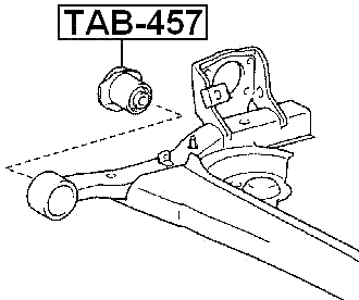 TAB-457 - REAR CROSSMEMBER BUSHING