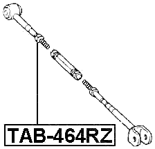 TAB-464RZ - BUSHING, REAR RIGHT TRANSVERSE ROD